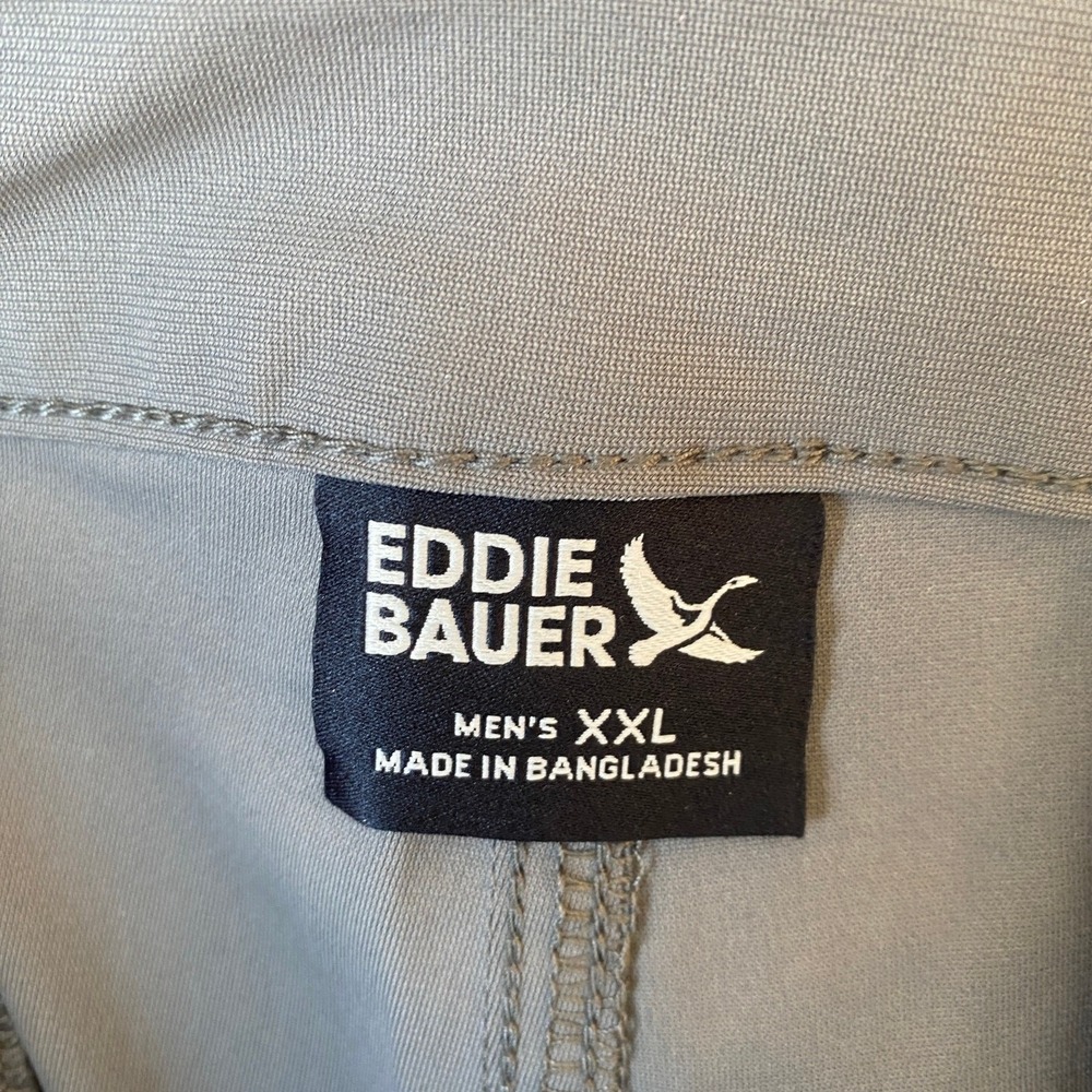 Eddie Bauer Tech Cargo Pants Men XXL Gray Moisture Wicking Straight Leg NWT - Picture 5 of 11